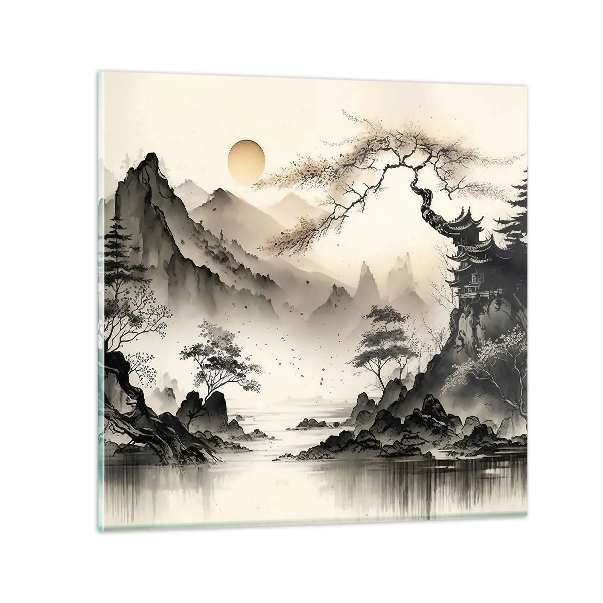 Impression sur verre - Image sur verre - Le charme unique de l'Orient - 50x50 cm