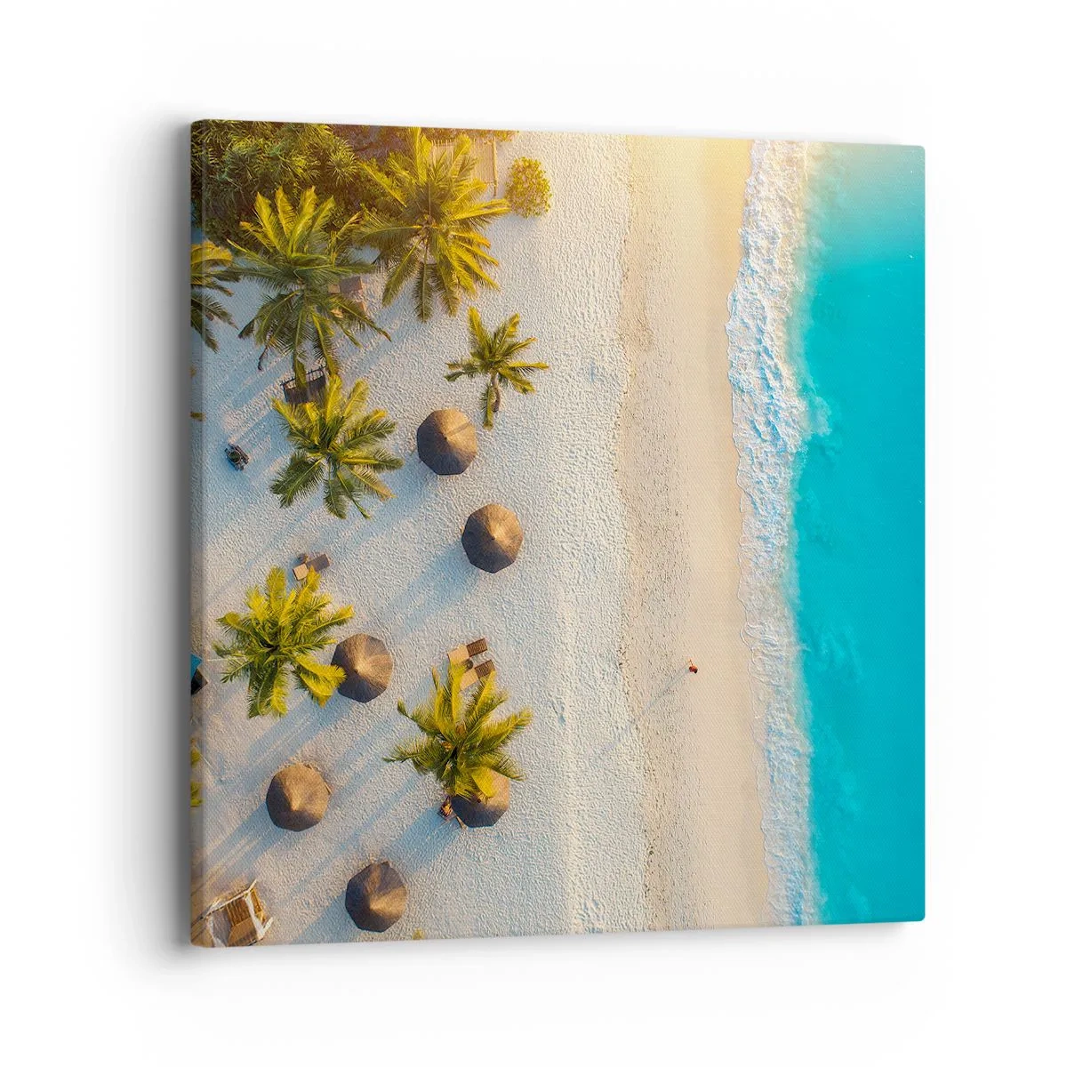 Impression sur toile - Image sur toile - Bienvenue au paradis - 40x40 cm