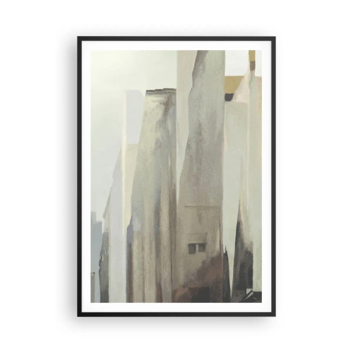 Affiche dans un cadre noir - Poster - Rêve de la ville - 70x100 cm