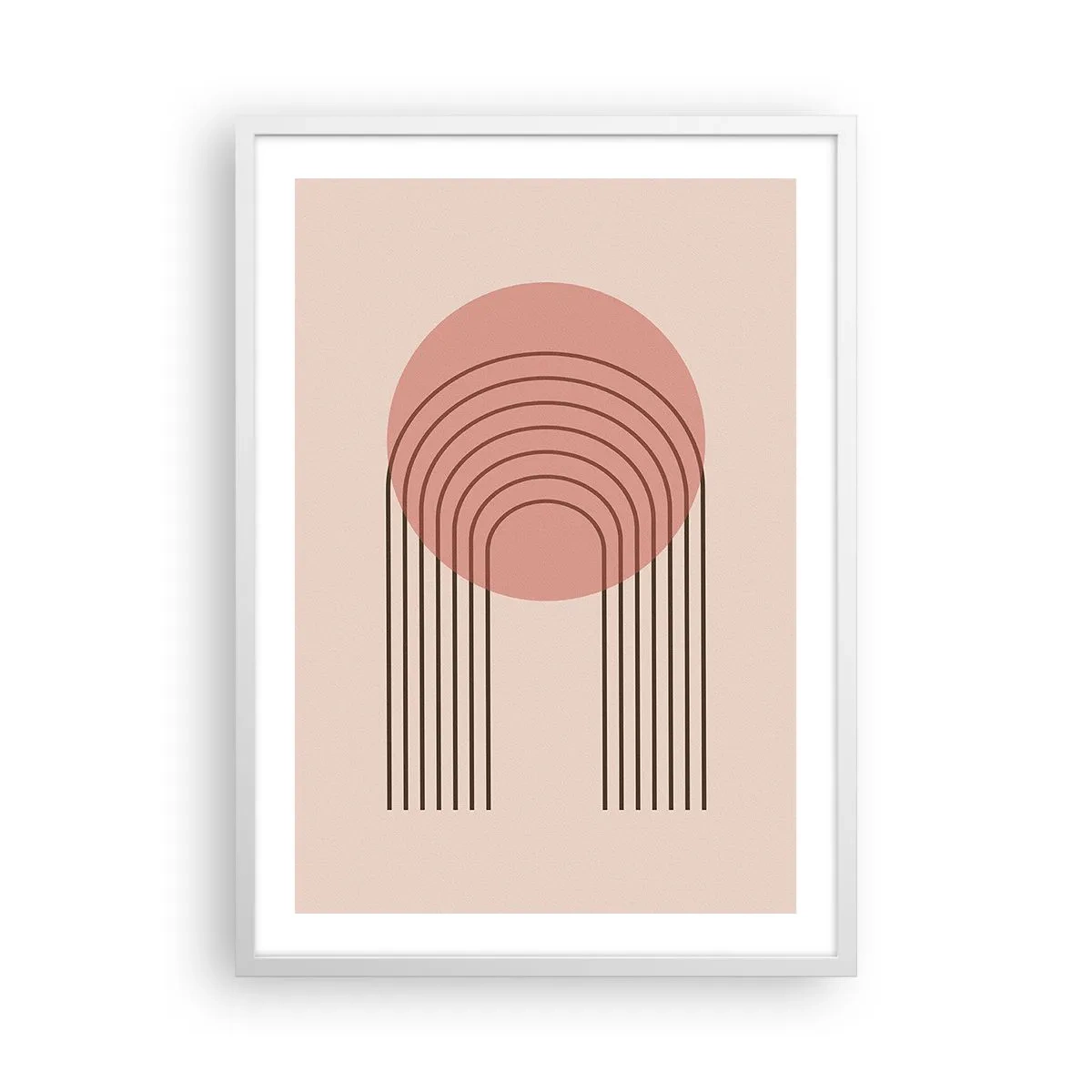 Affiche dans un cadre blanc - Poster - Attraction irrésistible - 50x70 cm