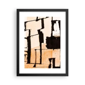 Affiche dans un cadre noir - Poster - De l’ordre malgré tout - 30x40 cm