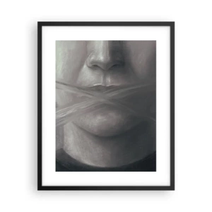 Affiche dans un cadre noir - Poster - Sans mot - 40x50 cm