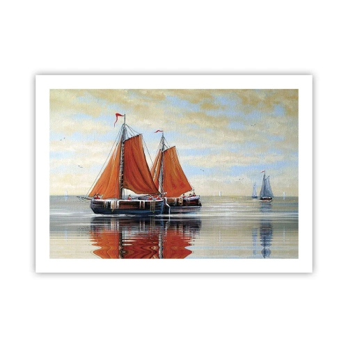 Affiche - Poster - He, navigue, marin - 70x50 cm