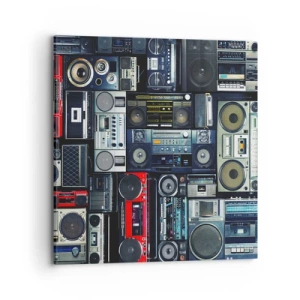 Impression sur toile - Image sur toile - Nostalgie des années 80 - 70x70 cm