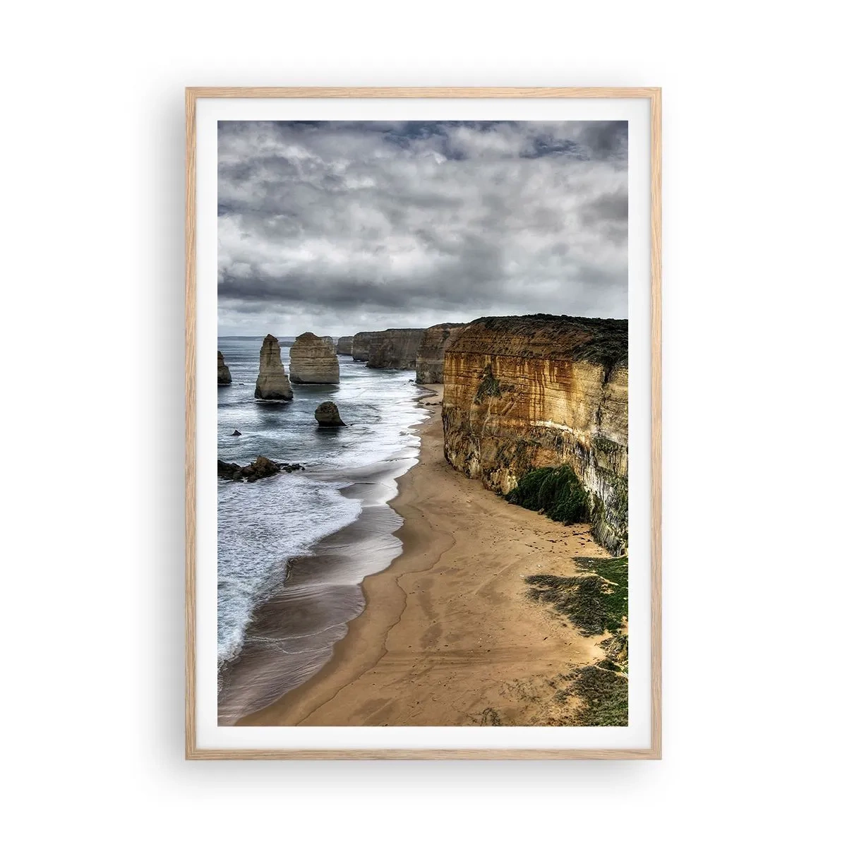 Affiche dans un chêne clair - Poster - Beauté brute - 70x100 cm