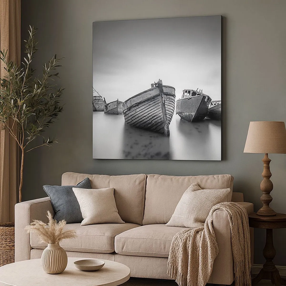 Impression sur toile - Image sur toile - Cùest déjà un souvenir... - 30x30 cm