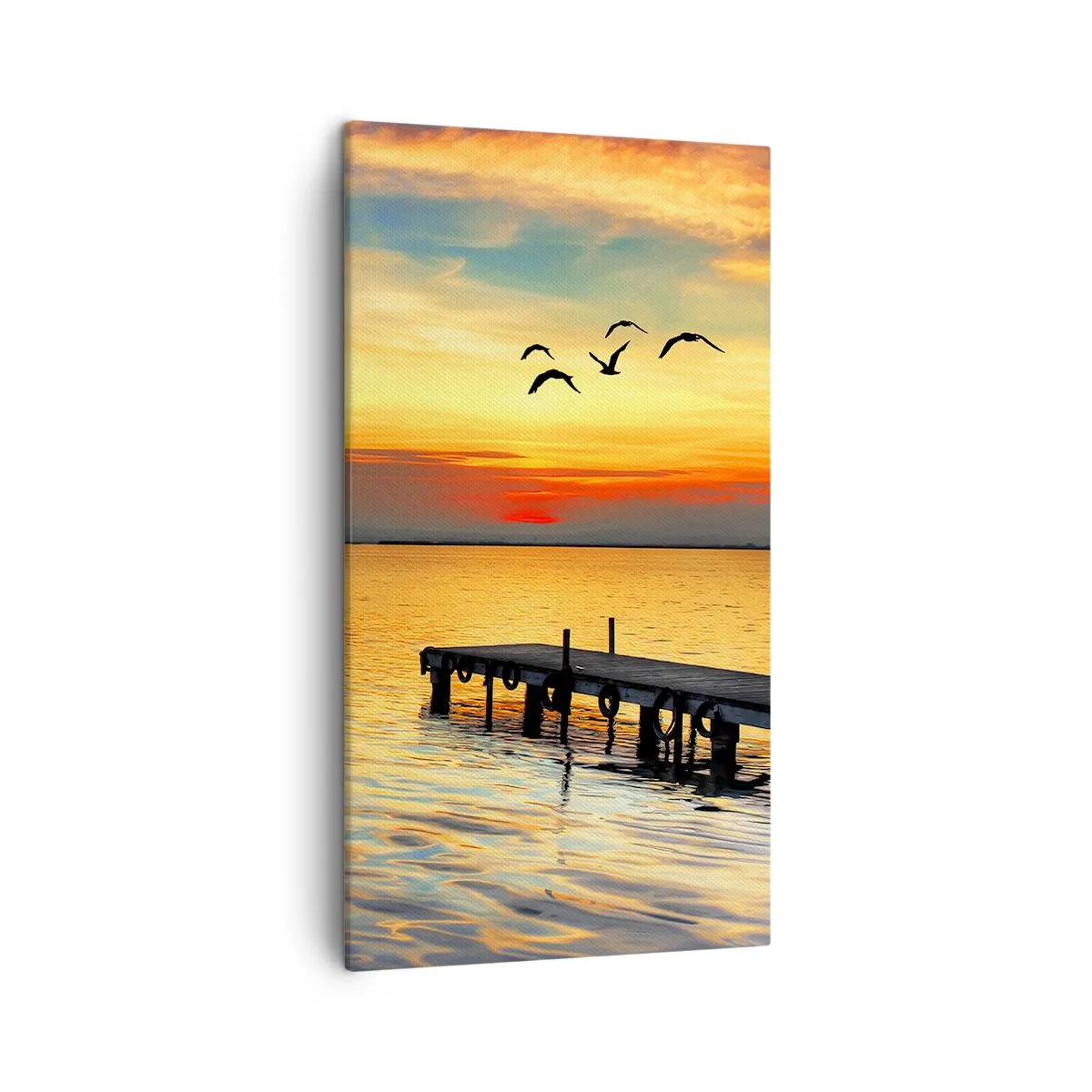 Impression sur toile - Image sur toile - Le soir revient - 45x80 cm