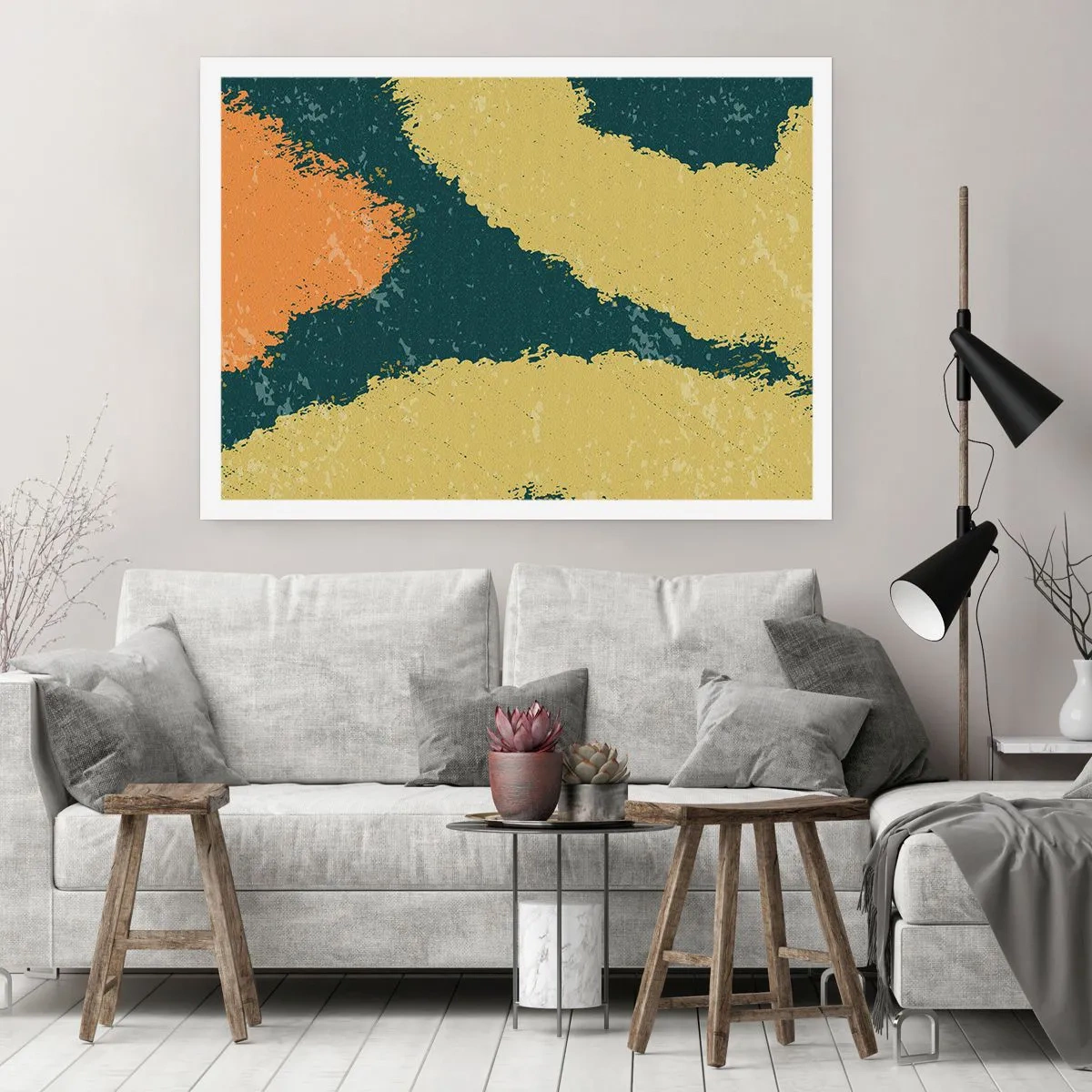 Affiche - Poster - Abstraction – mouvement lent - 91x61 cm
