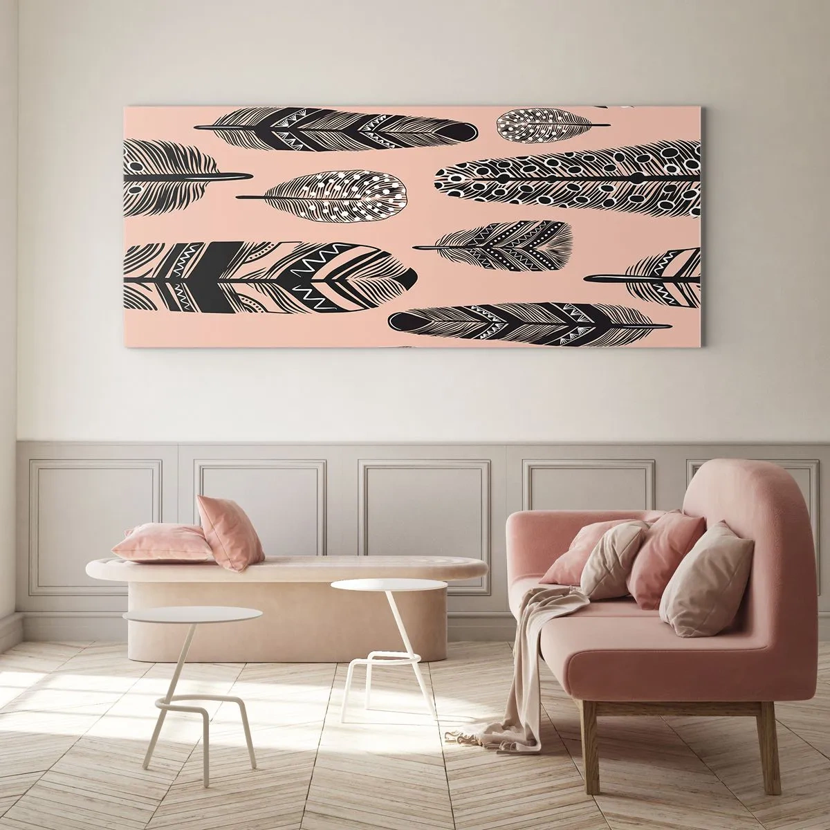 Impression sur verre - Image sur verre - Collection indienne - 100x40 cm