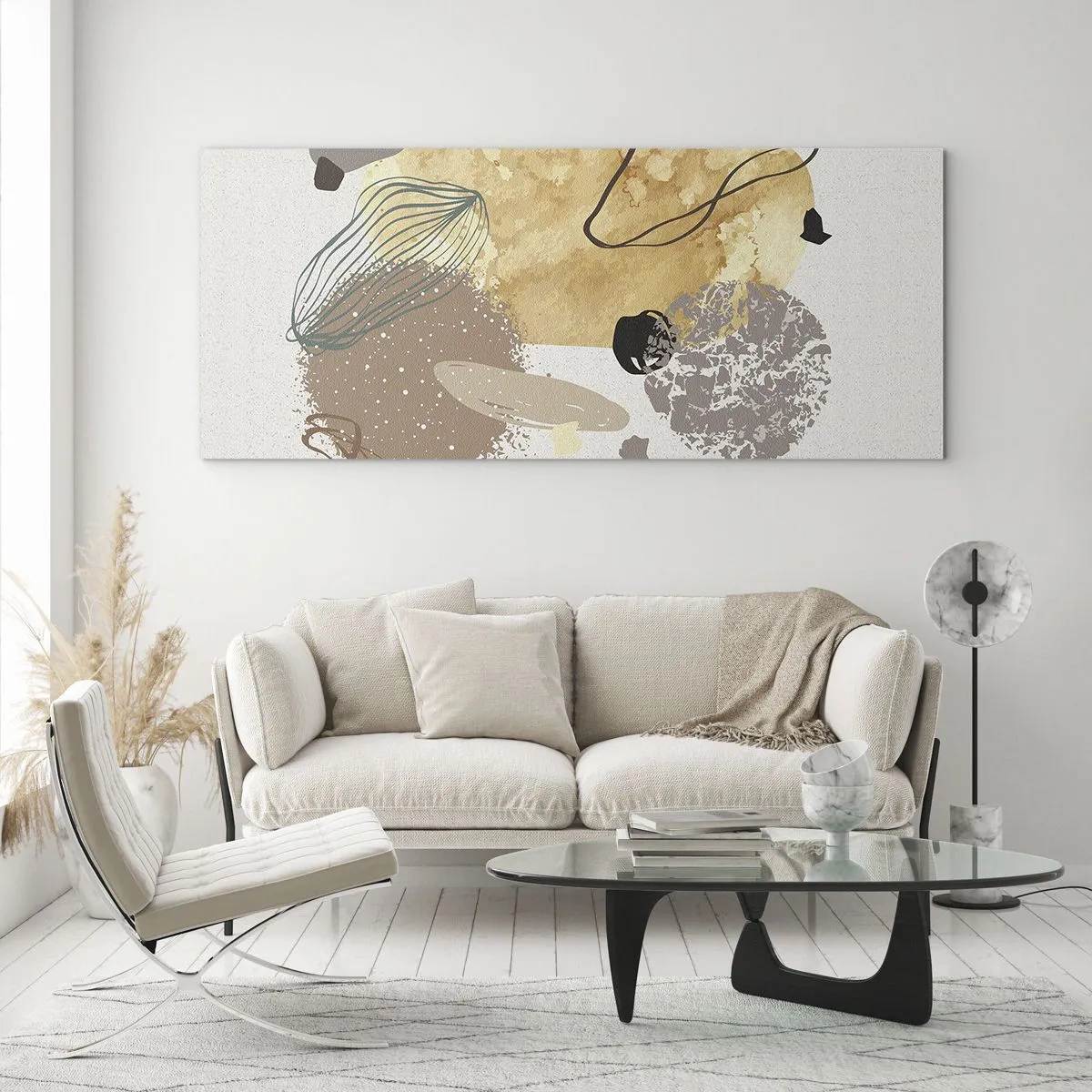 Impression sur verre - Image sur verre - Plumcologie appliquée - 100x40 cm