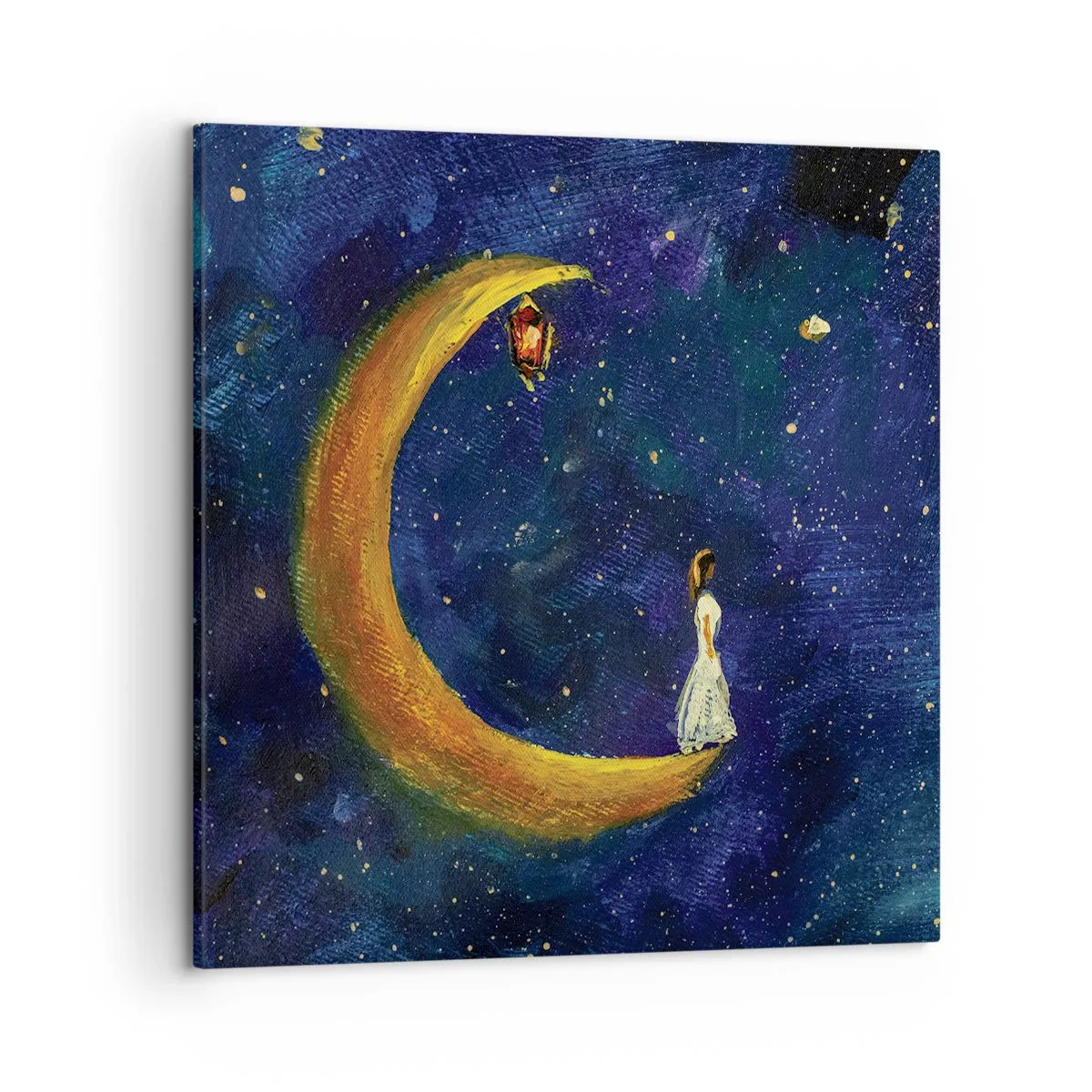 Impression sur toile - Image sur toile - Appel du monde - 50x50 cm