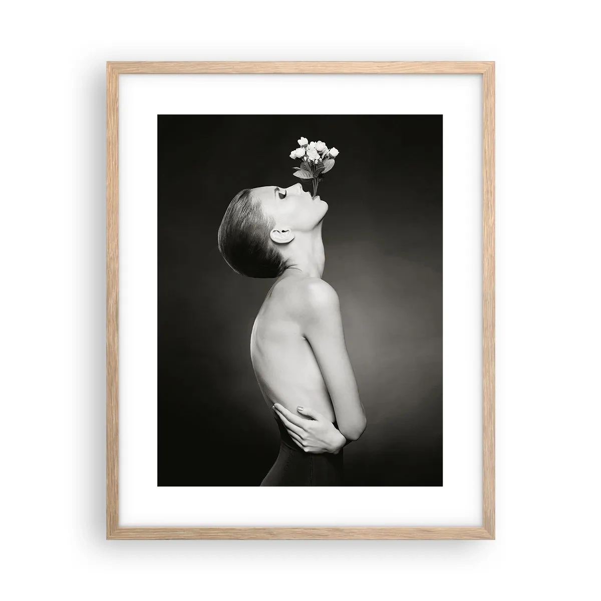 Affiche dans un chêne clair - Poster - Elégance excentrique - 40x50 cm