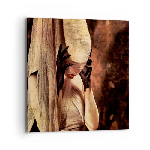 Impression sur toile - Image sur toile - Entre le bon et le mauvais - 70x70 cm