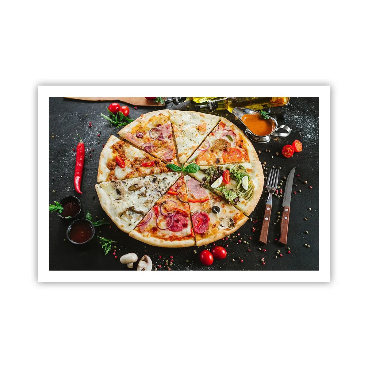 Affiche - Poster - Une gamme de saveurs - 91x61 cm