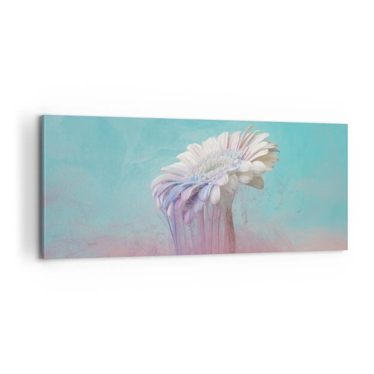 Impression sur toile - Image sur toile - Le monde souterrain des fleurs - 100x40 cm