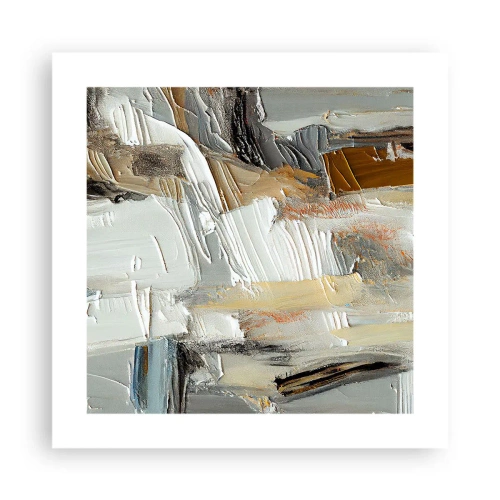 Affiche - Poster - Couches colorées - 40x40 cm