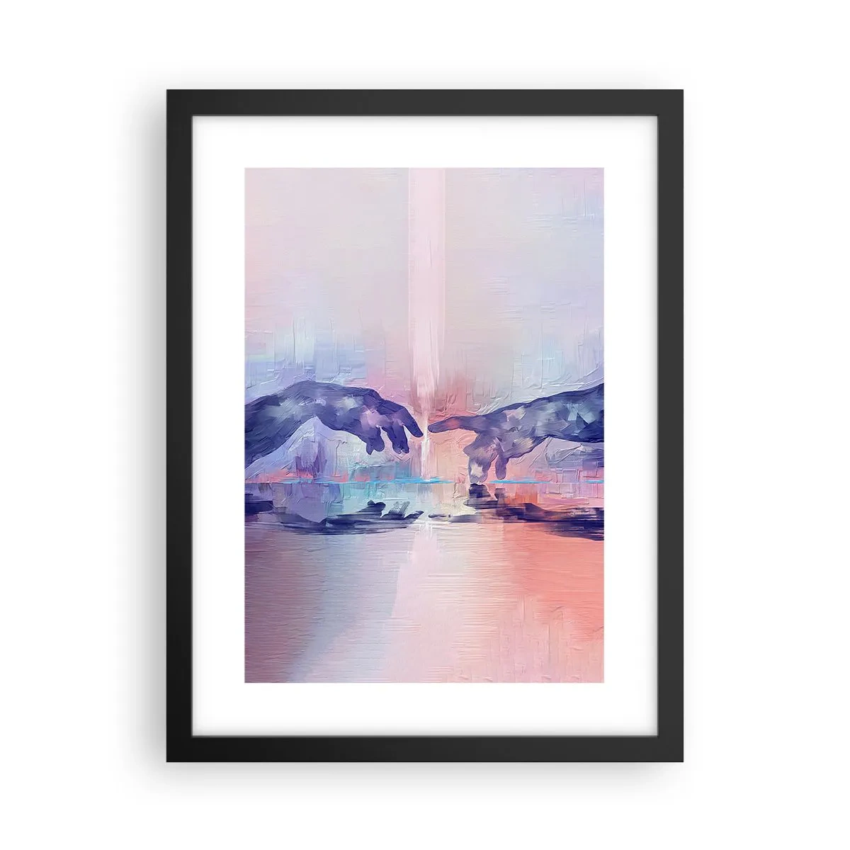 Affiche dans un cadre noir - Poster - Divine étincelle de vie - 30x40 cm