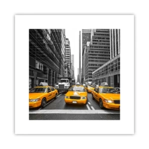 Affiche - Poster - C'est nous qui colorons la ville - 30x30 cm