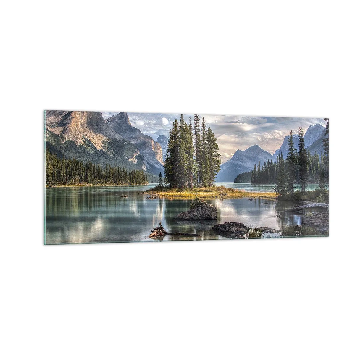 Impression sur verre - Image sur verre - Sous les grandes eaux claires - 100x40 cm