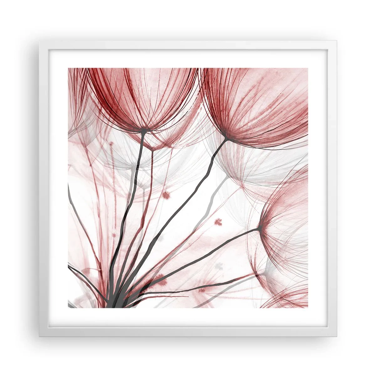 Affiche dans un cadre blanc - Poster - Avant le départ - 50x50 cm