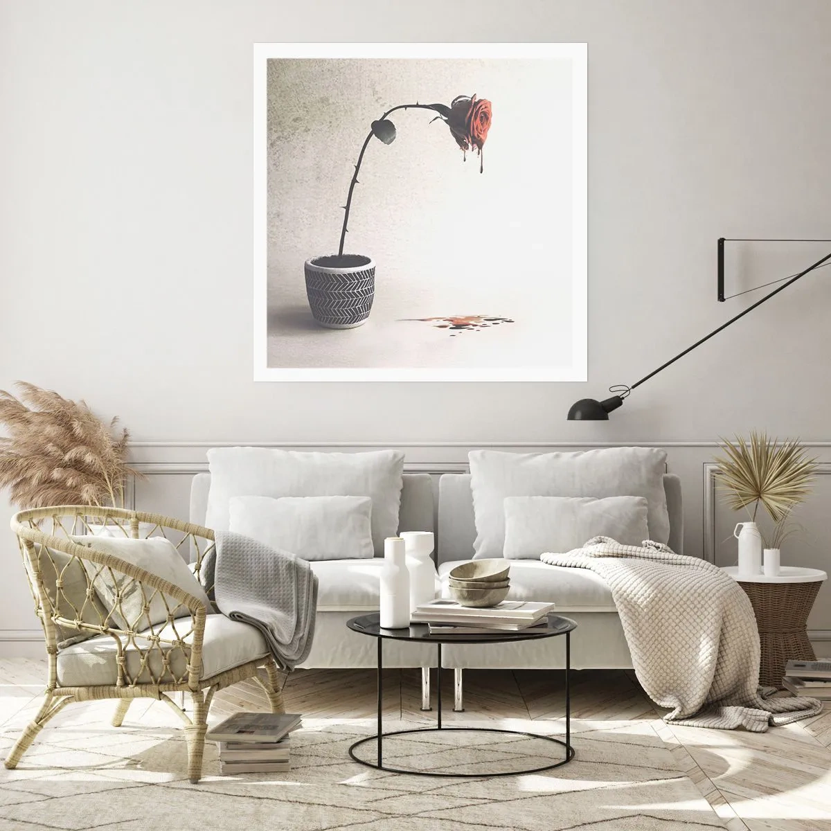 Affiche - Poster - Rosa dolorosa - 50x50 cm