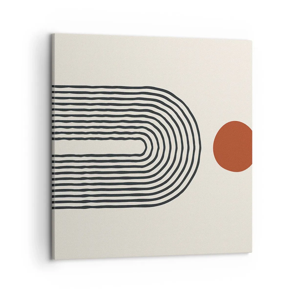 Impression sur toile - Image sur toile - Le magnétisme des formes et des couleurs - 50x50 cm