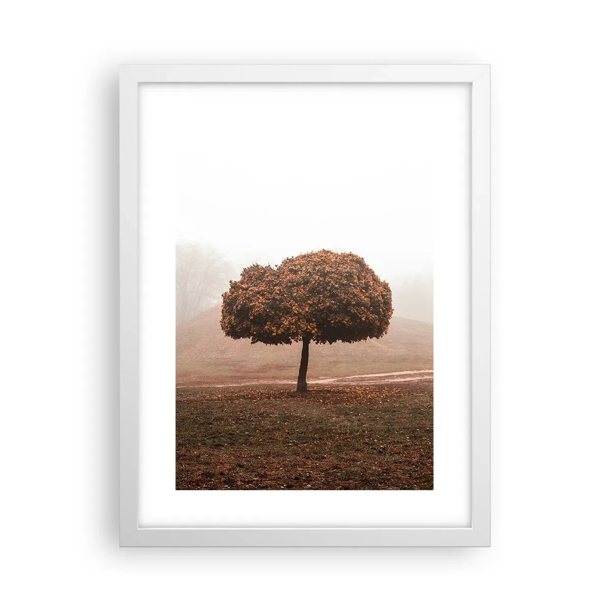 Affiche dans un cadre blanc - Poster - Après un été chargé - 30x40 cm