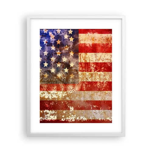 Affiche dans un cadre blanc - Poster - La gloire ne s'efface pas - 40x50 cm