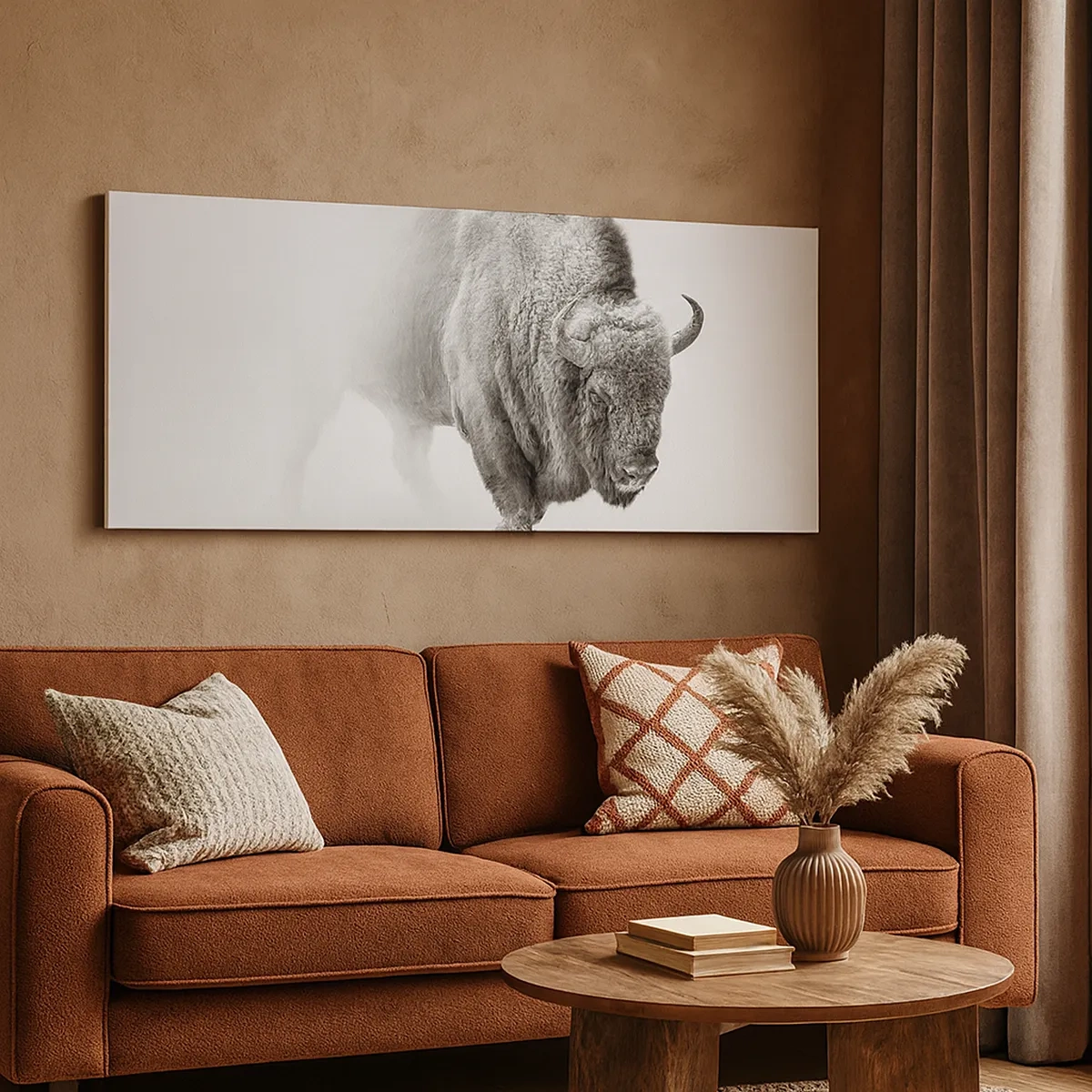 Impression sur toile - Image sur toile - Roi de la prairie - 30x30 cm