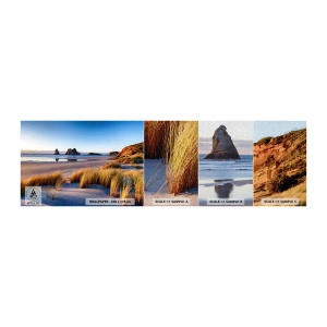 Échantillon de Papier Peint Premium Canvas - Pour les chercheurs de paix - Dunes, Plage, Nature - 100x30 cm