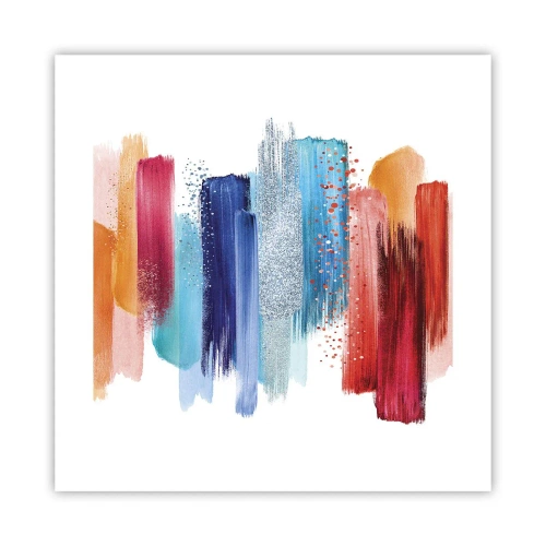 Affiche - Poster - En haut et en bas - 40x40 cm