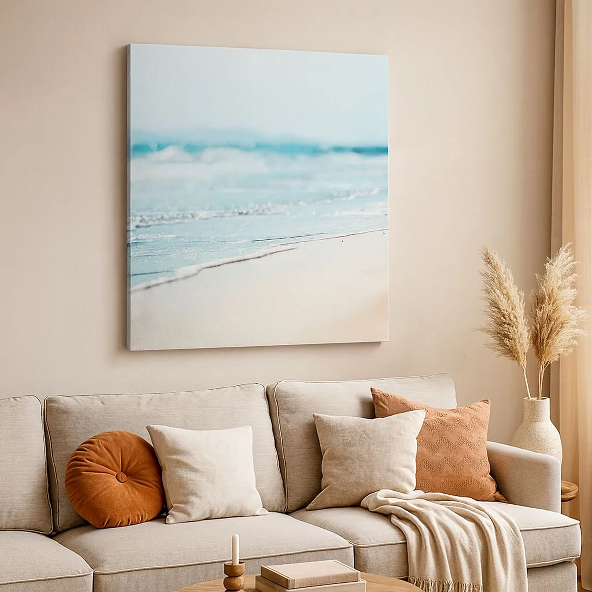 Impression sur toile - Image sur toile - Chaleur et bruissement - 30x30 cm