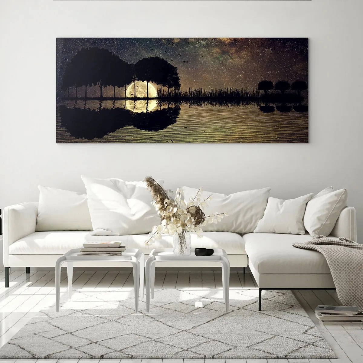 Impression sur verre - Image sur verre - Nuit au bout du monde - 90x30 cm