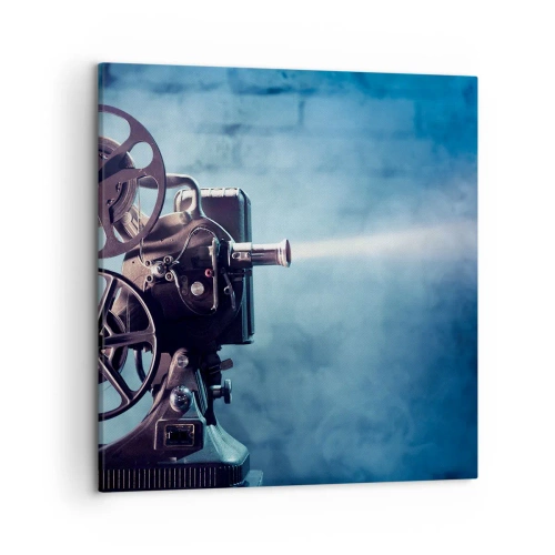 Impression sur toile - Image sur toile - Dans un vieux cinéma - 50x50 cm