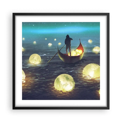 Affiche dans un cadre noir - Poster - Des choses dont les philosophes n'ont jamais rêvé - 50x50 cm