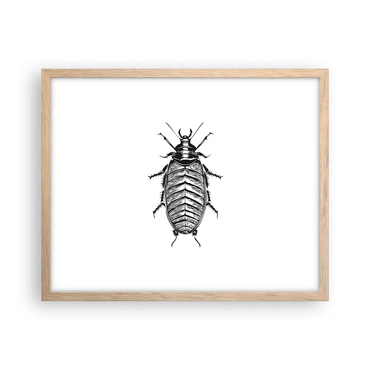 Affiche dans un chêne clair - Poster - Quel spécimen! - 50x40 cm