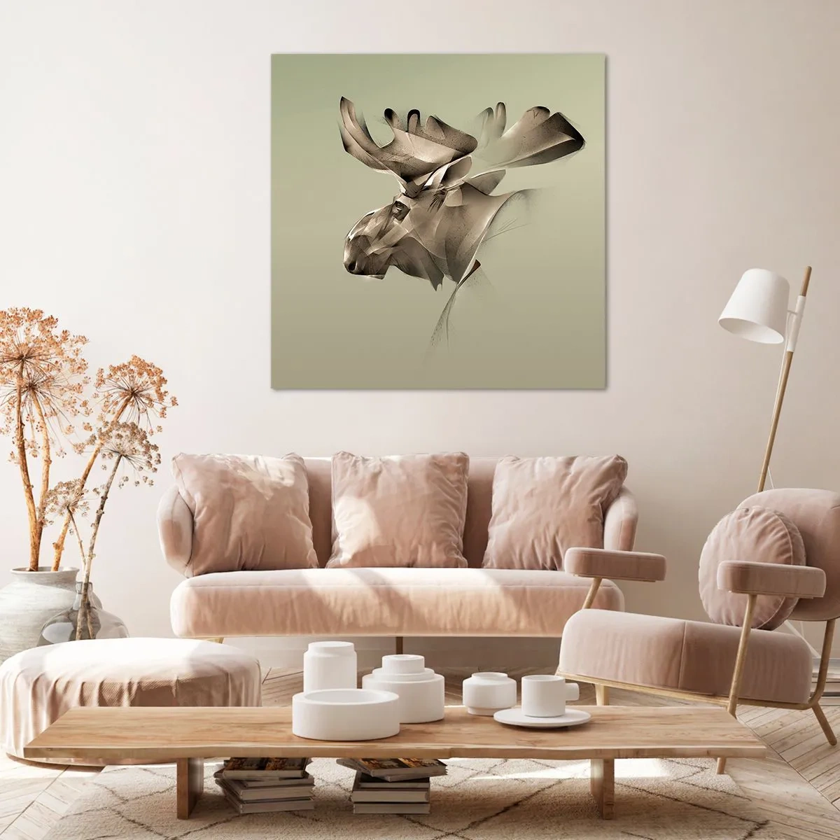 Impression sur toile - Image sur toile - La douce force de la paix - 70x70 cm