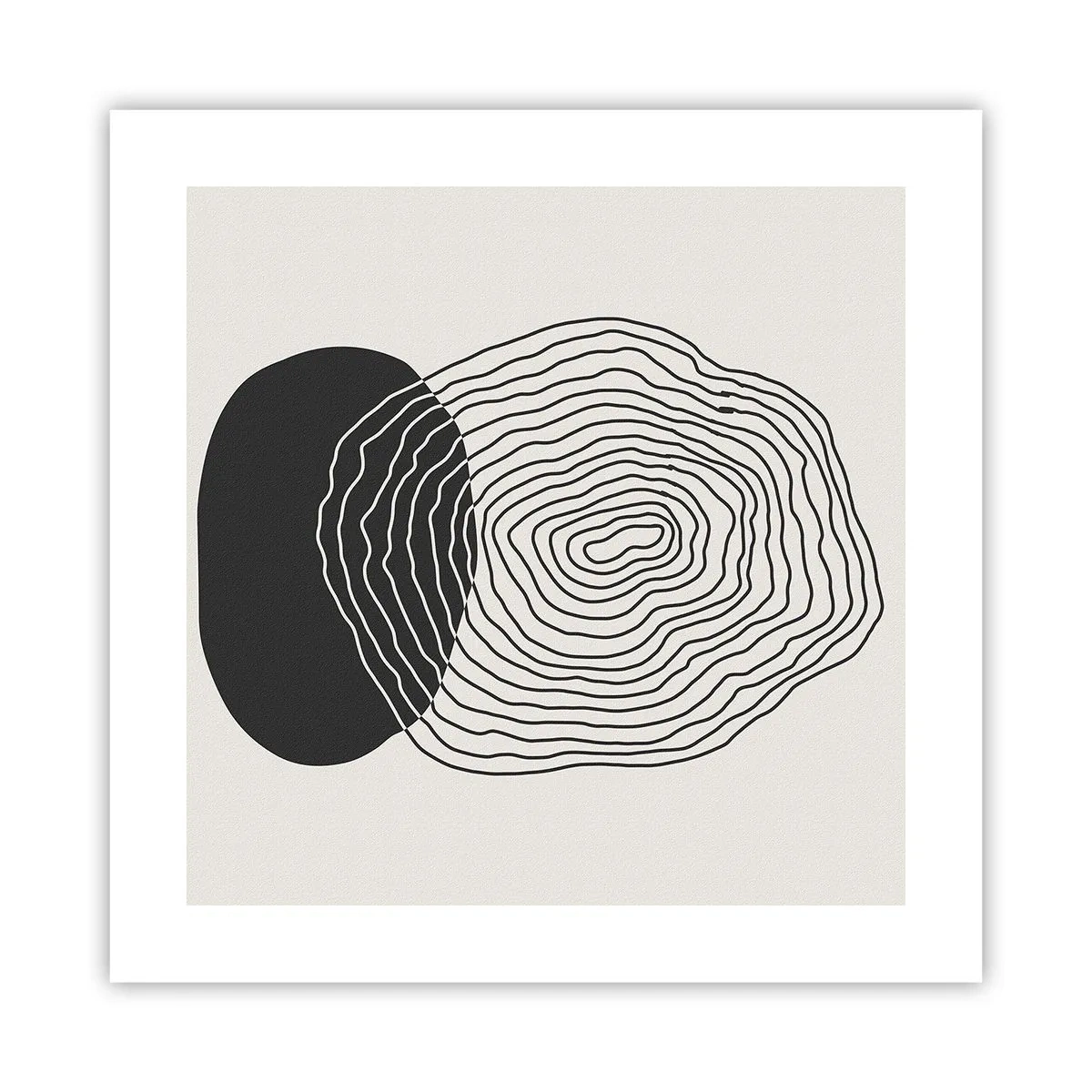 Affiche - Poster - Durabilité et oscillation - 40x40 cm