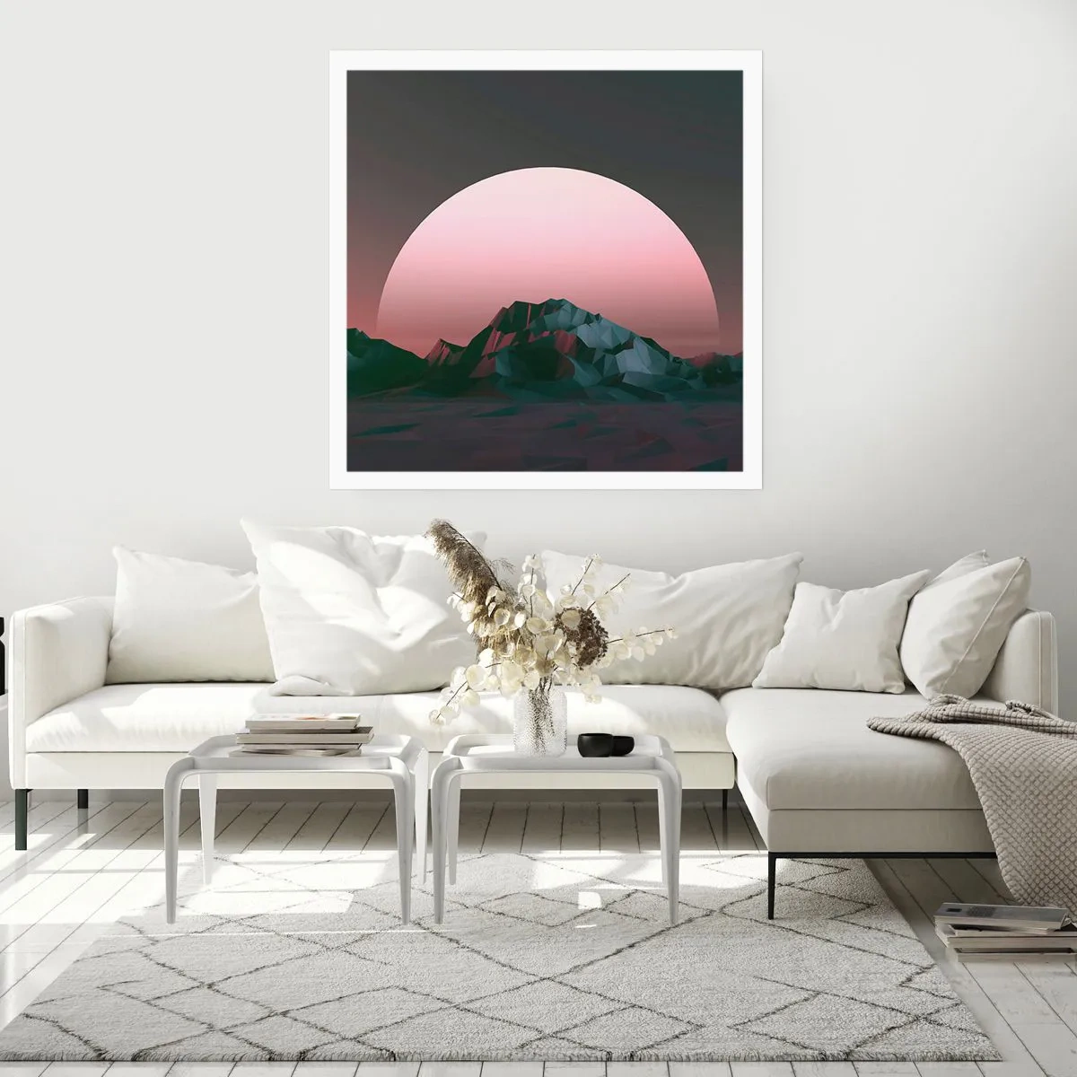 Affiche - Poster - Dans une galaxie voisine - 40x40 cm
