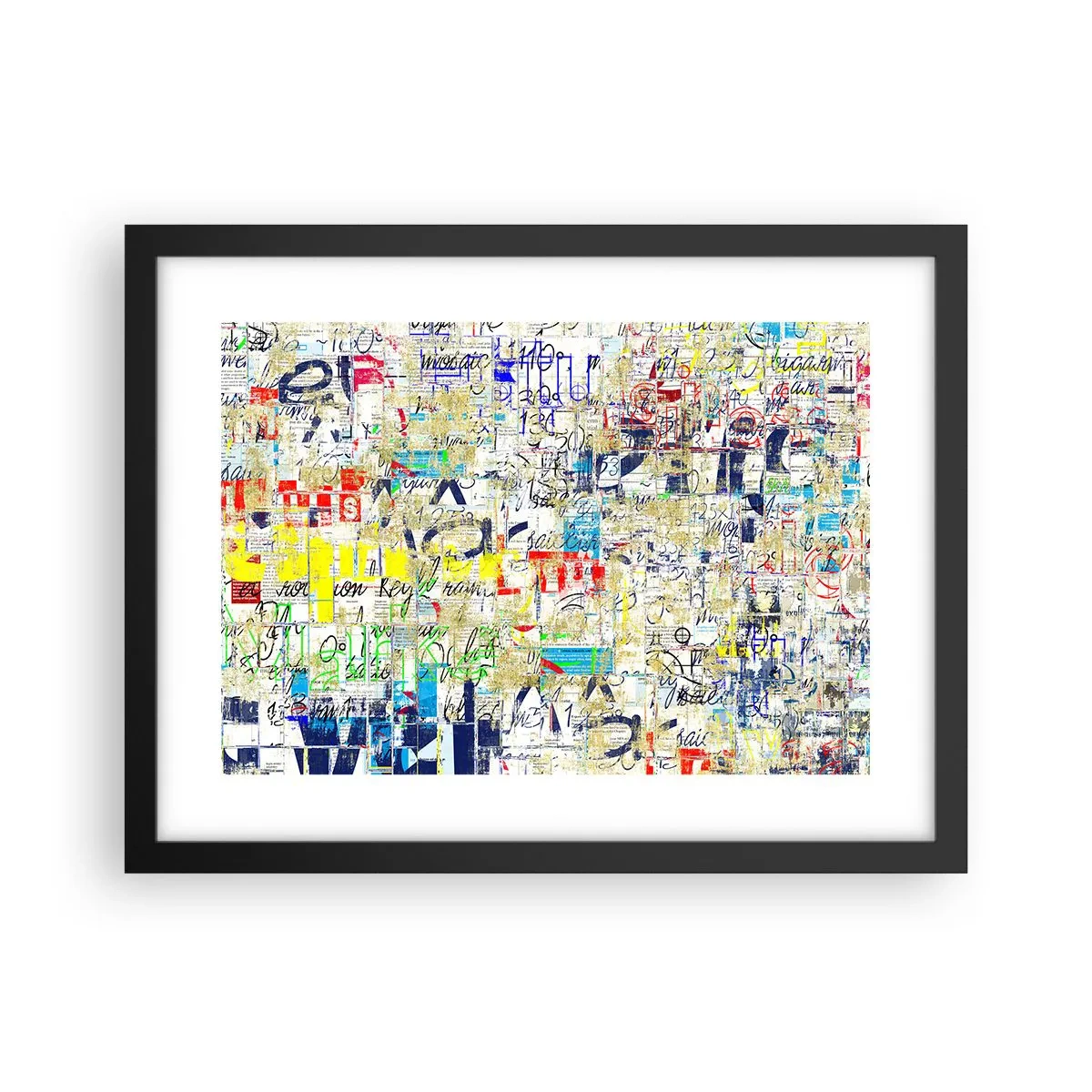 Affiche dans un cadre noir - Poster - Ca fait juste plaisir aux yeux - 40x30 cm