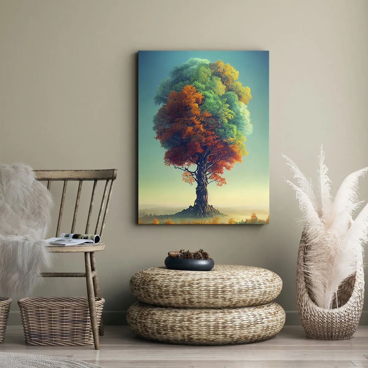 Impression sur toile - Image sur toile - Le chêne – le père de la nature - 45x80 cm