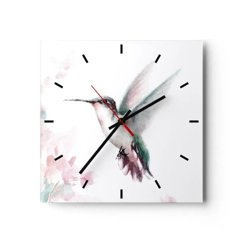 Horloge murale - Pendule murale - Immortalisé dans un battement - 40x40 cm