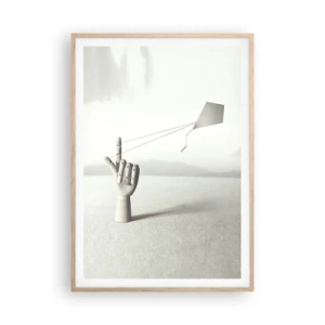 Affiche dans un chêne clair - Poster - Épreuve de force - 70x100 cm