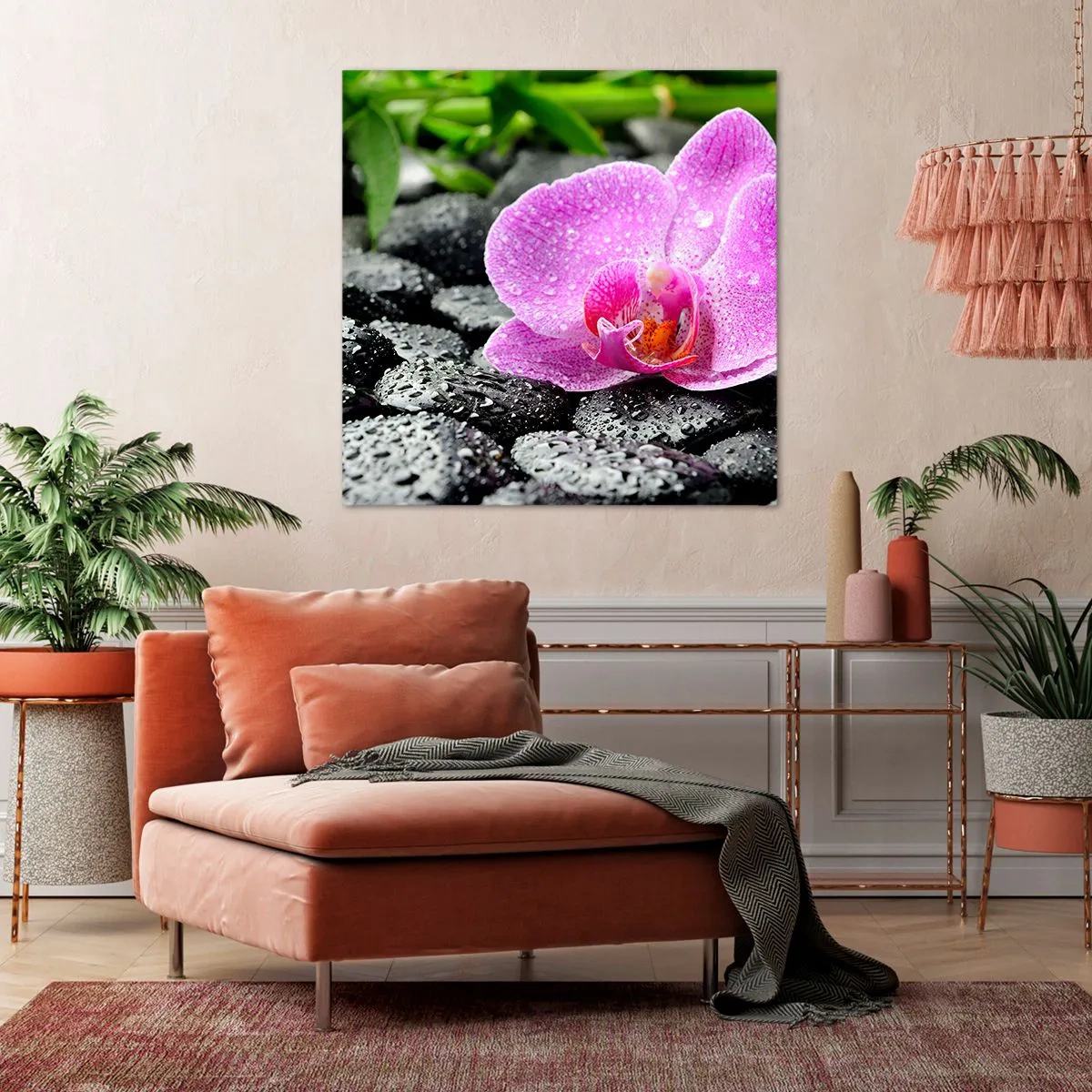 Impression sur toile - Image sur toile - Comme un coeur ouvert - 30x30 cm