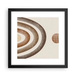 Affiche dans un cadre noir - Poster - Dans une galaxie lointaine - 30x30 cm