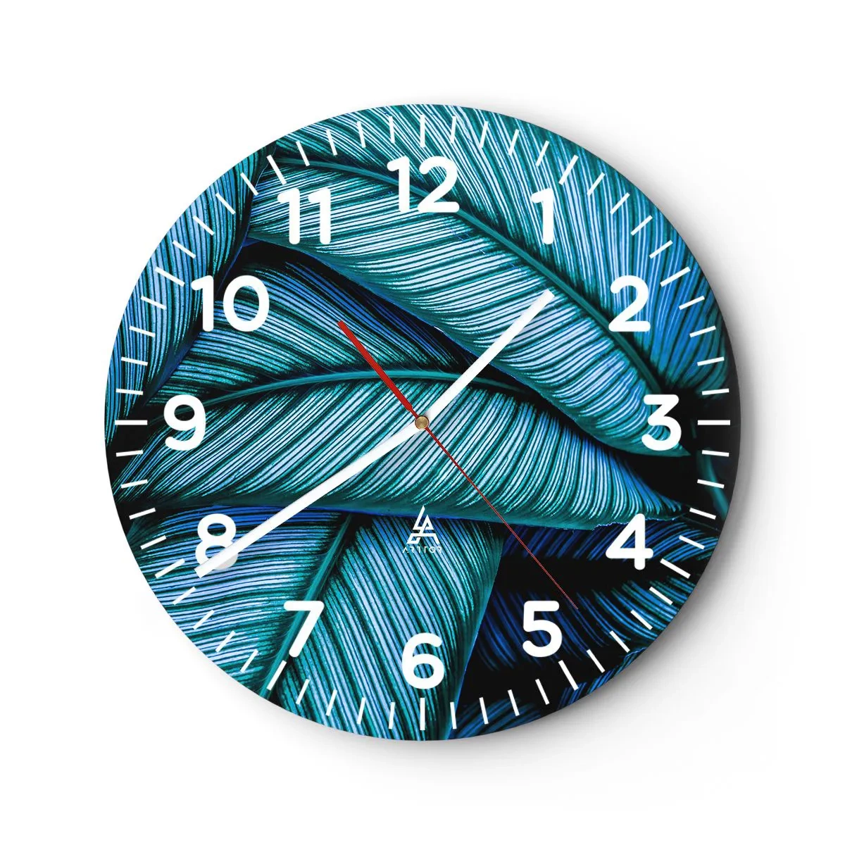 Horloge murale - Pendule murale - Lignes de vie - 40x40 cm