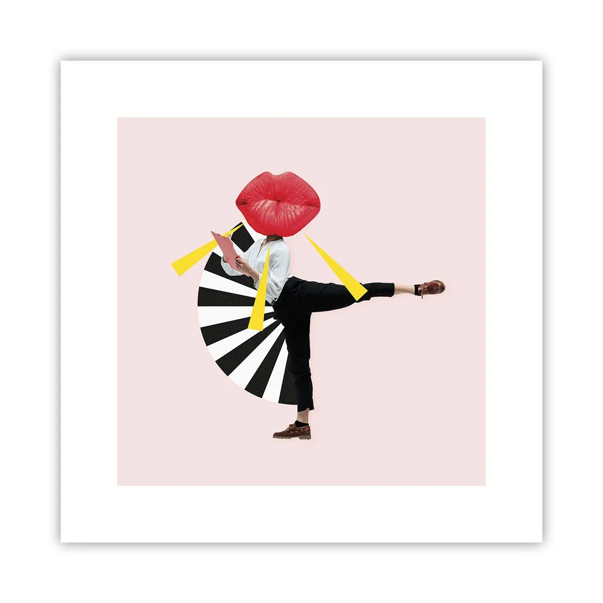 Affiche - Poster - Pop-art surréaliste - 30x30 cm