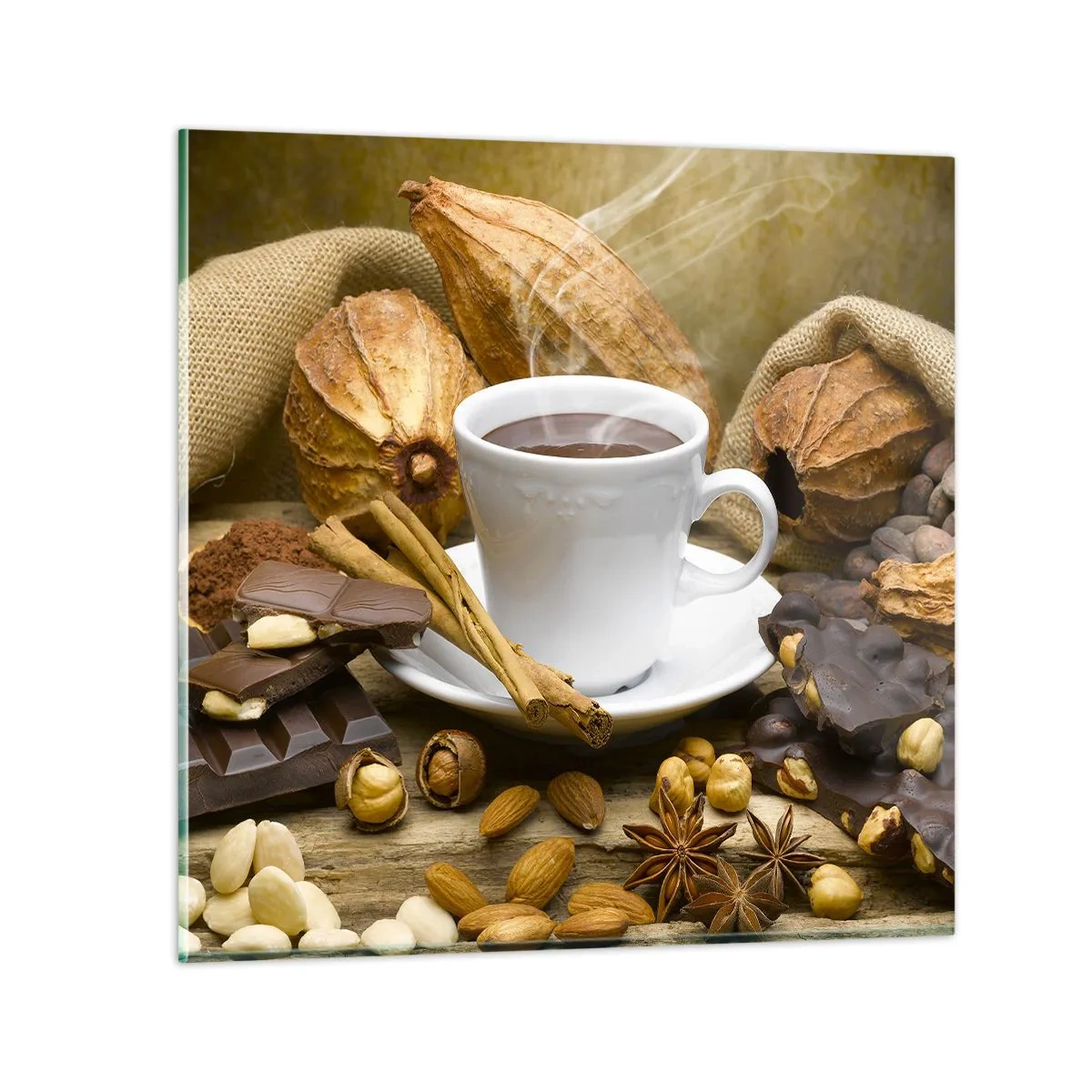 Impression sur verre - Image sur verre - Pour les amateurs de sensations fortes - 60x60 cm