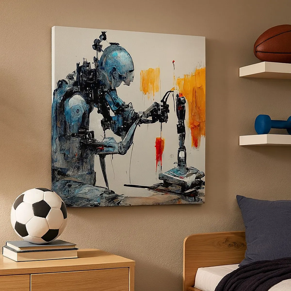 Impression sur toile - Image sur toile - Déjà demain… - 30x30 cm