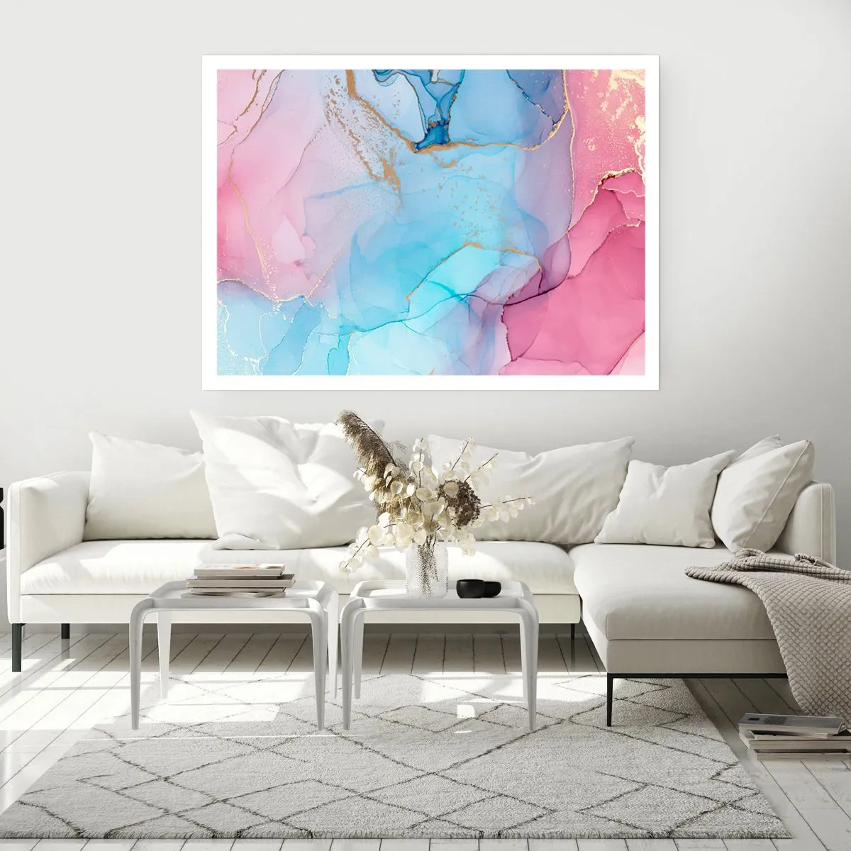 Affiche - Poster - Rencontre et mélange - 50x40 cm